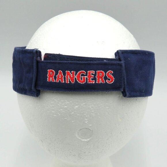 Texas Rangers Hat Nike Adjustable Blue Visor Cap Embroidered Logo MLB Baseball - Picture 5 of 9
